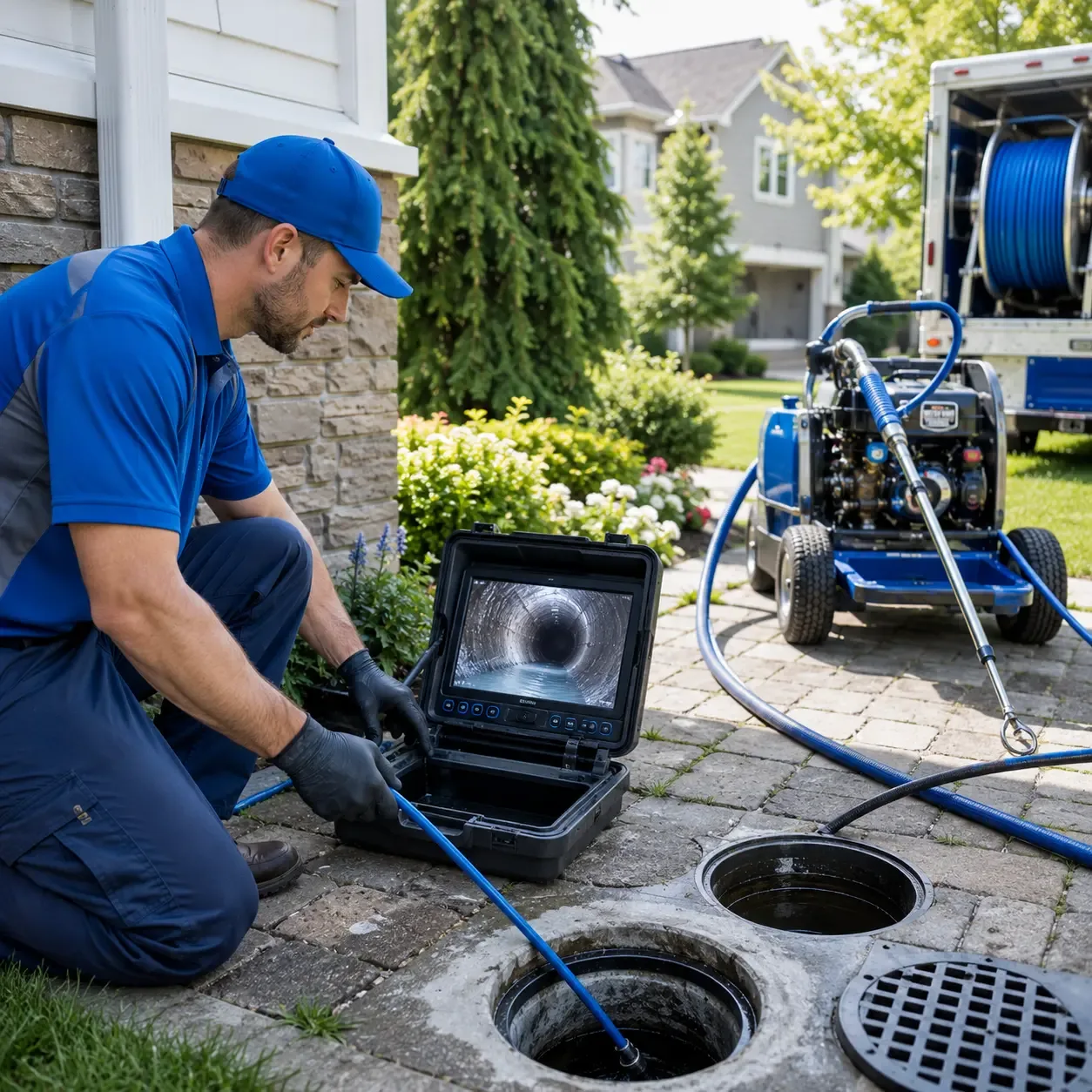 Outdoor drain cleaning professionals serving High Bridge, NJ